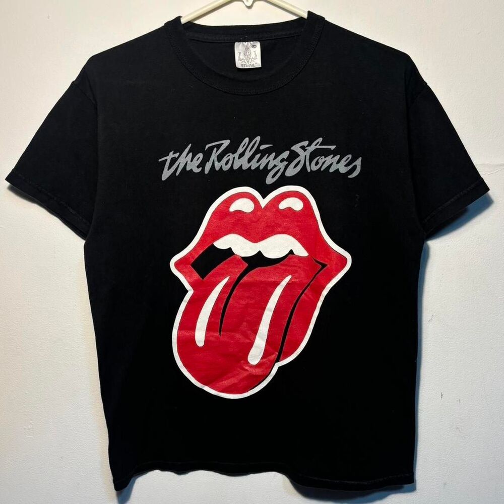 Vintage Early 2000s The Rolling Stones Hot Lips Double Sided T-Shirt